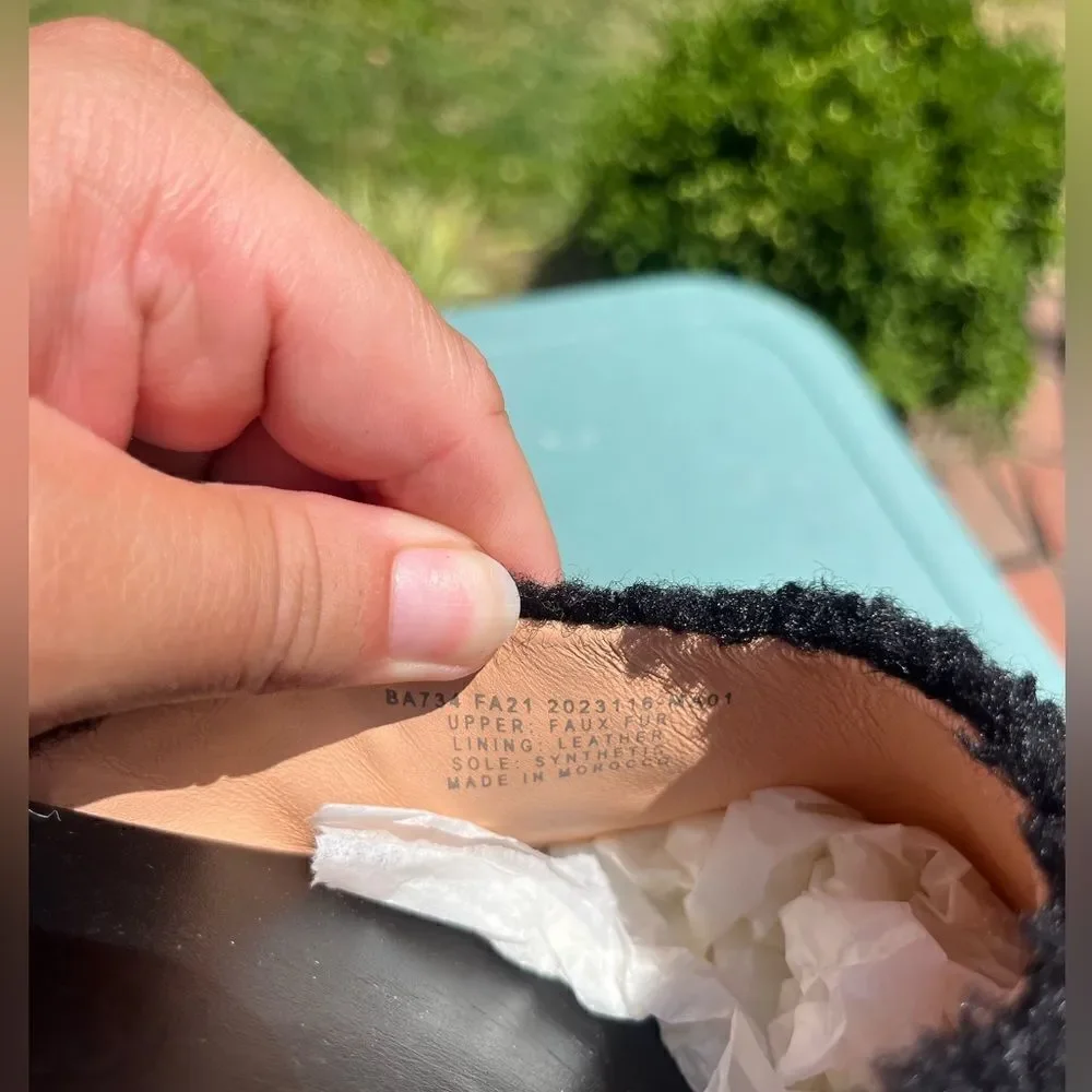 J Crew Sherpa Mules